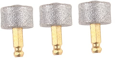 Milisten 3pcs Dog Electric Nail Polisher Grinding Head Pet Paws Grooming Accessories Easy to Install Delicate Grinding Copper Diamond for Pet Grooming
