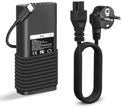 65W USB-C Chargeur Compatible Dell Ordinateur Portable Compatible avec Dell Latitude 3440 3540 5420 5430 5440 5520 5530 5540 7430 7440 XPS 13,ChromeBook 3100