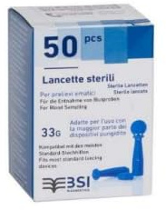 Lancette pungidito sterili compatibili universali G33-2 confezioni 50 pz (100pz)