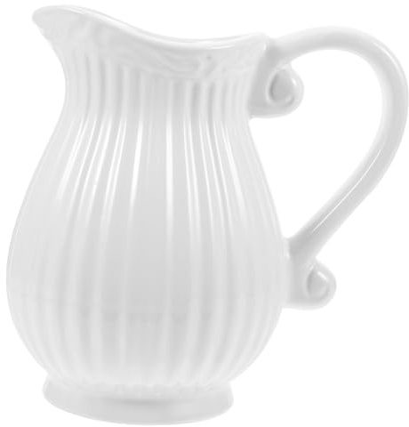Healifty Vase à Fleurs Céramique Vase Pichet Design Créatif Décoration De Bureau Maison Table