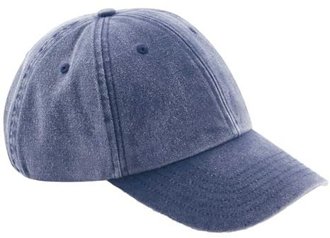 Beechfield Junior lågprofil vintage keps – vintage denim