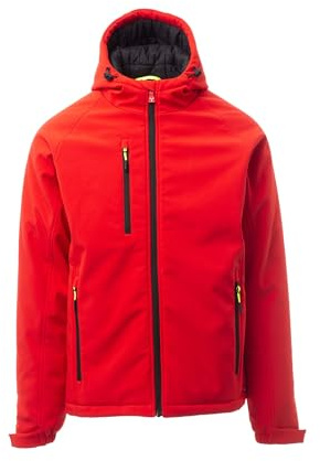 Mivaro Herren Winterjacke - wasserdichte Softshelljacke mit Kapuze, winddicht atmungsaktiv gefüttert - Arbeitsjacke & Outdoorjacke für Winter, Übergangszeit und Freizeit, warme Funktionsjacke S-5XL