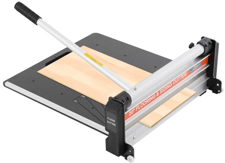 20 Laminate Floor Cutter, Professional Heavy Duty PVC Cutter with Scales Manual Vinyl Floor Cutter for Hardwood, PP, LVP/T, VCT, SPC, RVP, WPC Flooring, HDF/MDF Boards