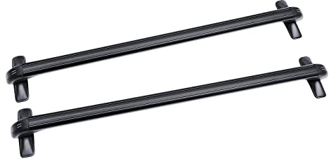 2 stycken takräcke för biltak utan reling, universellt takräcke av aluminium, tvärbalkar med lås, relinghållare, 75 kg lastkapacitet för cykelhållare, takboxar, skidhållare