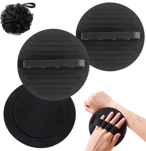Guante Exfoliante Suave Para Ducha Y Baño, Scrub Corporal Silicona Para Piel Muerta, Spa Casa Mujer Hombre Piel Lisa (3PCS)