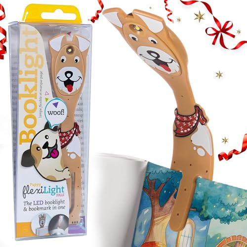 Gifts for Readers & Writers Flexilight Leselampe | 2 in 1 Lesezeichen Buch Licht | LED Clip On Leselampe | Kinder und Erwachsene Buchlampe | Buchzubehör | Geschenk für Leser, Buchliebhaber