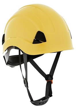 Jackson Safety CH-300 Climbing Industrial Hard Hat, EN 397 Compliant, Non-Vented, 6-pt. Suspension, Yellow, 20901