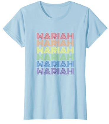 Retro Style Mariah Rainbow T-Shirt