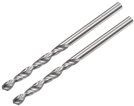 sourcing map 2 Stück VHM Bohrer Spiralbohrer Hochleistungsbohrer Ultrahart 2.1 mm C2/K20