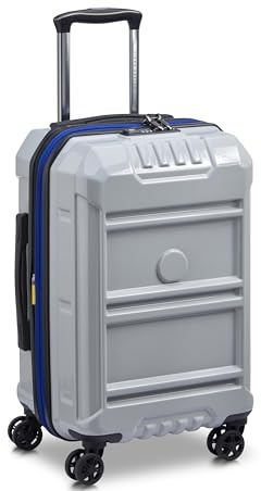 DELSEY Paris Rempart Hartschalengepäck erweiterbar mit Spinnrollen, Storm Grey, Carry-On 19 Inch, Rempart Hartschalengepäck, erweiterbar, mit Spinnrollen