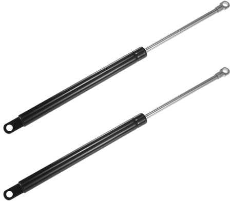 QUARKZMAN 2 Unidades de Soporte de Elevación de 15 Pulgadas 45Ib/200N Negro, Amortiguador Universal de Resorte de Gas para Ventanas de Caravanas Coches Camiones Barcos