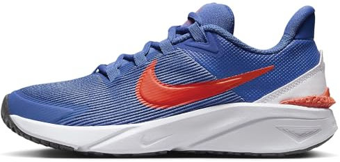 Nike Star Runner 4 Nn (Gs) Sneaker, Astronomy Blue/Team Orange-WHI, 39 EU