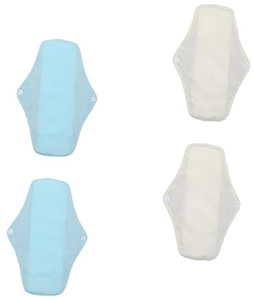 Ipetboom 4stücke Waschbare Menstruationspads Komfortable Hygieneunterlagen Für Frauen Für Reisen Alltag Und Outdoor-aktivitäten Farben Zufällig