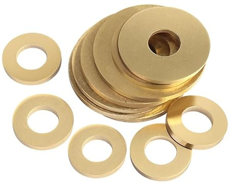 ORANXIN M16 x 30 x 2 5 Pcs Laiton Rondelles plates Métal Vis Ultra Mince Méson Usage Industriel Cuivre Joint d'étanchéité Fixation Écarteurs