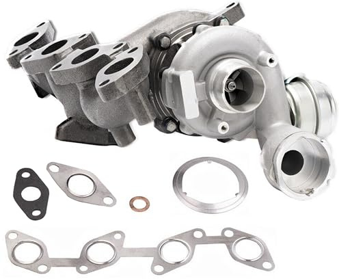 Partsline Turbo Turbocompresseur (Sans Retour de Consigne) compatible avec A3 ALTEA LEON TOLDO III SUPERB II GOLF V JETTA III 2.0 TDI AZV BKD - 724930-0001 724930-0002