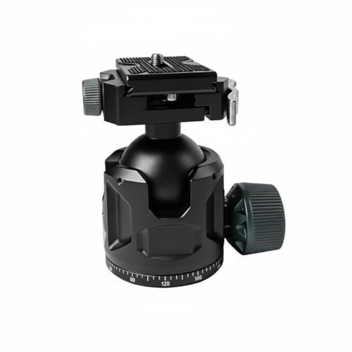 KQFCAZRE Cabezal de Bola Panorámico Rótula férica Diseño en U Cabezal de Bola 360° para Fotógrafos, Videógrafos, Small Gimbal
