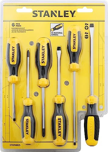 Stanley Stht60025 Fluted Standard Screwdriver Set, 6-Piece