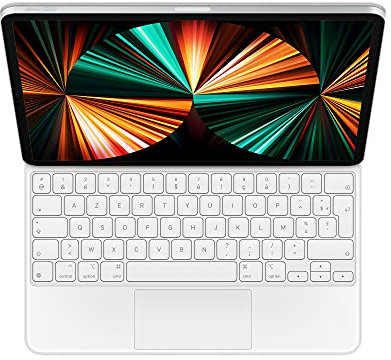 Apple Magic Keyboard (para el 12.9-Inch iPad Pro - 5.ª generación) - Francés - en Blanco