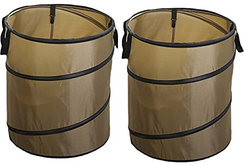 SHAIYOU Garden Waste Bags,Waterproof Garden Bags with Handles Tearproof Reusable Heavy Duty Garden Sacks for Collecting Plant Waste Grass and Leaves (90L,Green)