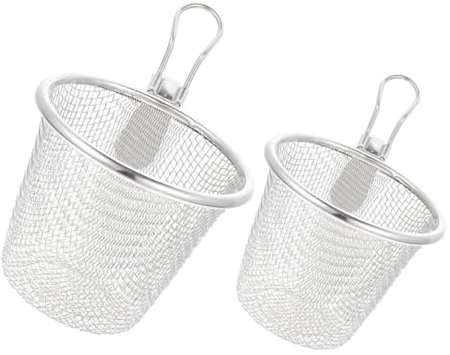 2 Pezzi Colino Per Pasta in Acciaio Inox A Rete Per Pentola Calda Per Pasta Filtro A Rete