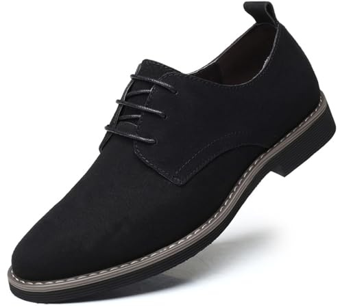 Zapatos de Vestir Ligeros para Hombre de Moda, Mocasines y Zapatos sin Cordones para Hombre de Ajuste Relajado, Zapatos de Vestir Casuales para Hombres, Zapatos de Vestir de Cuero con Cordones