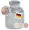 Blumtal bolsa agua caliente premium con funda hecha de peluche - bolsa de agua caliente de caucho natural - bolsas agua caliente con calentador de manos - bolsas de agua caliente - Gris con bolsa