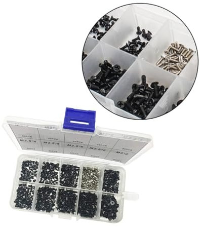 ULTECHNOVO 500pcs Laptop Screws Kit Cross Screws Set for Repairing for Laptop Repairing Accessory