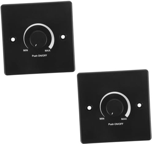 Gatuida 2stücke Dimmer Schalter Für Rv Und Yacht Installieren Langlebig Elegantes Design Für Innenbeleuchtung Pc-material Präzise Steuerung
