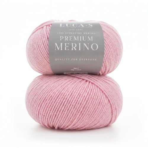 2 st premium merinoull 4 lager ull, superwash baby merinoull – 100 % ren extra fin merinoull 50 g boll