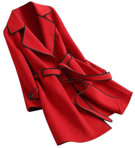 Cappotto con Mantella Donna Soprabito Spolverino Spolverino Elegante da Cerimonia Giacca Sportiva Donna Invernale Cappotti Invernali Eleganti Giacca Doppiopetto Donna Blu Giacca Pelle Elegante Donna