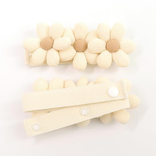 Alzapaños Cortinas,2 PCS Moda Recoge Cortinas Ajustable Sujeta Cortinas con Flores Creativo Sujeta Cortinas para Macrame Cortinas Cortinas Dormitorio Cortina Exterior