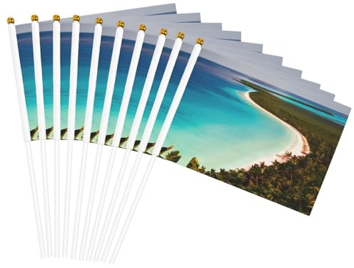 Isla de Cuba - Banderas portátiles con impresión de mano, para eventos deportivos, celebraciones, decoración interior y exterior