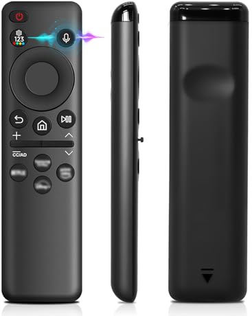 Ersatz Fernbedienung für Samsung Fernbedienung, BN59-01432A Universal Sprachfernbedienung für Samsung Smart TVs mit 4 Shortcut Tasten Kompatibel mit Sam-Sung 2021-2023 Smart 4K HD TV