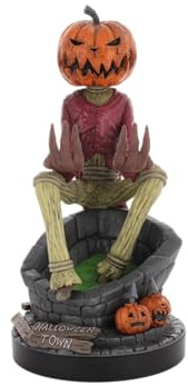 Cableguys Disney L'Étrange Noël de Monsieur Jack Figurine Gaming Jack Roi des citrouilles - Support Manette ou Smartphone - Câble USB Inclus - 20 cm