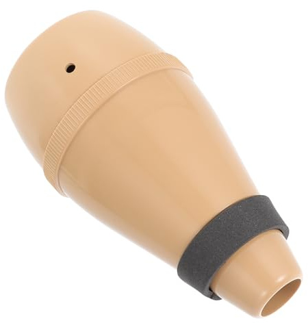 UKCOCO Mute pour Trompette Alto Abs Couleur Bois Silencieux Pratique pour Instrument de Musique Réduit Bruit et Harmoniques Accessoire de Pratique