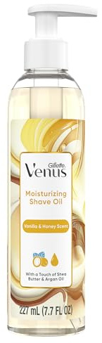 Gillette Venus Moisturizing Shave Oil, Vanilla & Honey Scented, 6 oz