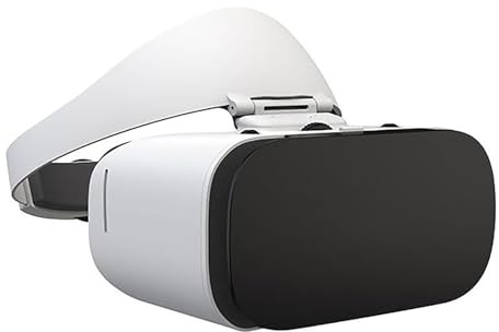 Gafas De Realidad Virtual con Diadema Elástica Ajustable, Casco Universal 3D VR For Niños Y Adultos, Gafas HD For Películas, Juegos Y Teléfonos, For Pantallas De 4,7 A 7,1 Pulgadas.(A)