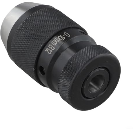 Portabrocas autoajustable para torno CNC y fresadoras, cónico B10-B22, pinza de acero de alto agarre sin llave con rango de sujeción de 0.5-20 mm (B12)