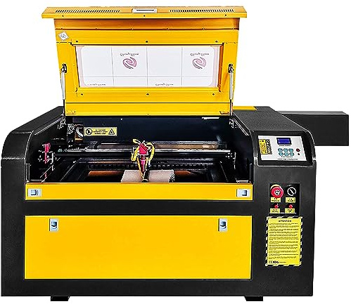 60W Laser Graviermaschine CO2 600mm x 400mm Lasergravur Maschine CO2 Holz Laser Engraving Cutter,mit M2 Mainboard für Holz Leder Papier
