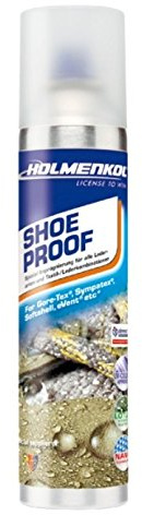 Holmenkol 1x - 2X - 3X Set Dose Shoe Proof Dose 250ml Imprägnierung Wanderschuhe Sportschuhe Laufschuhe Bikeschuhe Stiefel Outdoor Schuh (1x Dose 250ml (=250ml))