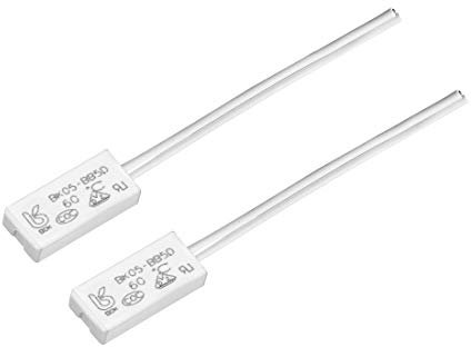sourcing map 2 STK. Normalerweise geschlossener Temperaturschalter, 60℃ N.C 5A Thermoschalter Thermostat Bimetall Temperaturregler