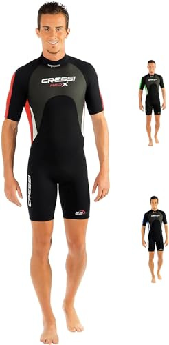 MUTA MED X SHORTY UOMO NERO/ROSSO 2.5mm 4XL/8