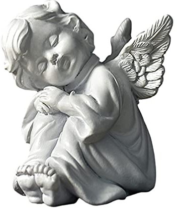 Décoratif Ange Statues et Figurines Résine Ange Ailes Statue Sculpture Jardin Statue Figurine, Cadeau Commémoratif