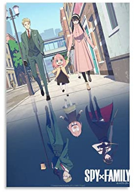 Spy X Family Japan Anime Poster Dekorative Malerei Leinwand Wandkunst Wohnzimmer Poster Schlafzimmer Malerei, Leinwand Kunst Poster Und Wandkunst Bilddruck Moderne Familienzimmer Dekor 12x18inch(30x45