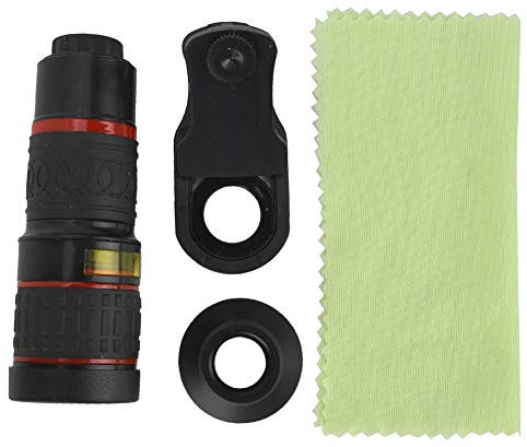 QANYEGN Teleobjektiv 20X, Smartphone Vorsatz Tele Objektiv, Langes Fokus Zoom Teleobjektiv Mit Clip für Smartphone, Tablet, PC