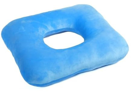 Duokirs Cojín Tipo Donut, cojín ortopédico para Asiento, cojín antiescaras, cojín de Asiento cómodo y Transpirable para hemorroides, Puntos de presión, Silla de Ruedas, Sentado Durante más Tiempo