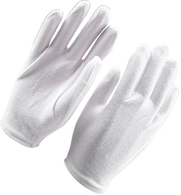 UPKOCH 4paar Baumwollhandschuhe Weiß Arbeitshandschuhe Leichte Schutzhandschuhe Für Gartenarbeit Und Industriearbeiten Sicherheitshandschuhe Feuchtigkeitshandschuhe