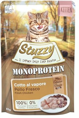 Stuzzy Monoprotein Kitten Pollo 85g