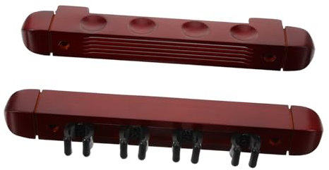 INOOMP Holz Billard Queue Ständer Wandmontage Pole Rack Pool Queue Ständer Holz Display Rack Halter