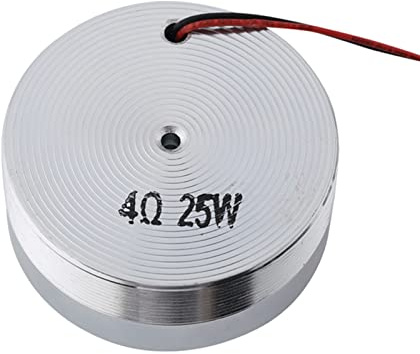 Cocoarm Bass-Shaker-Resonanz, 50 Mm 2-Zoll-Resonanzlautsprecher, All-Frequenz-Resonanzlautsprecher, Vibration, Rund für die Klangwiedergabe und Klangerweiterung von Geräten (4Ω 25W)